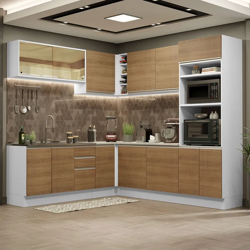 MADESA - Cocina Integral de Esquina Glamy 4.60 m 01