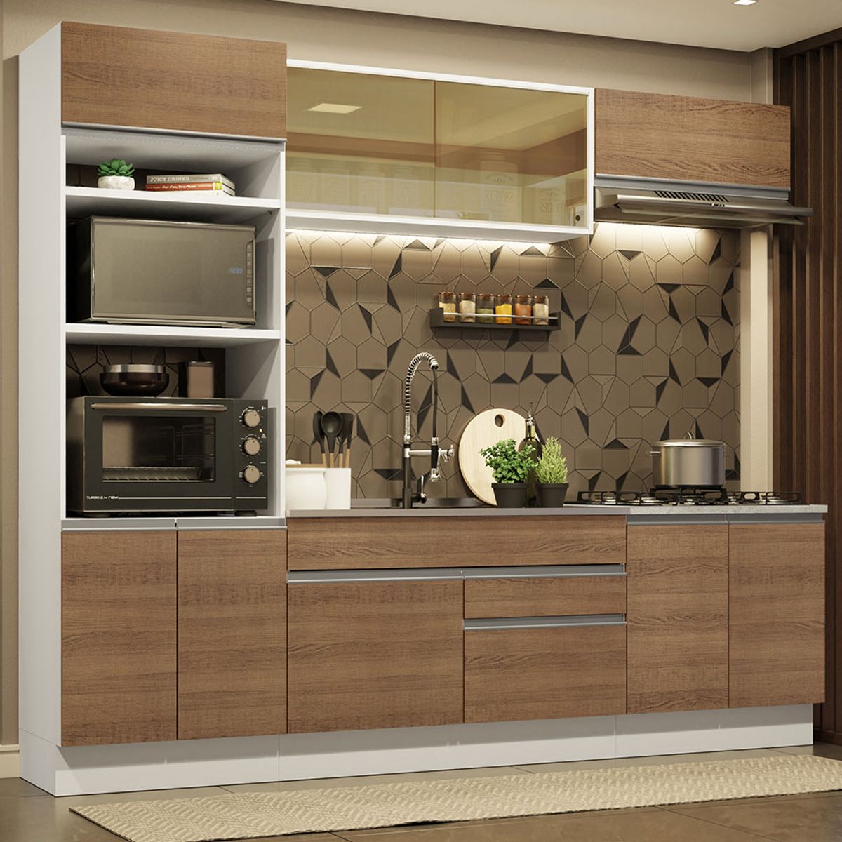 MADESA - Cocina Integral Glamy 2.70 Metros 10