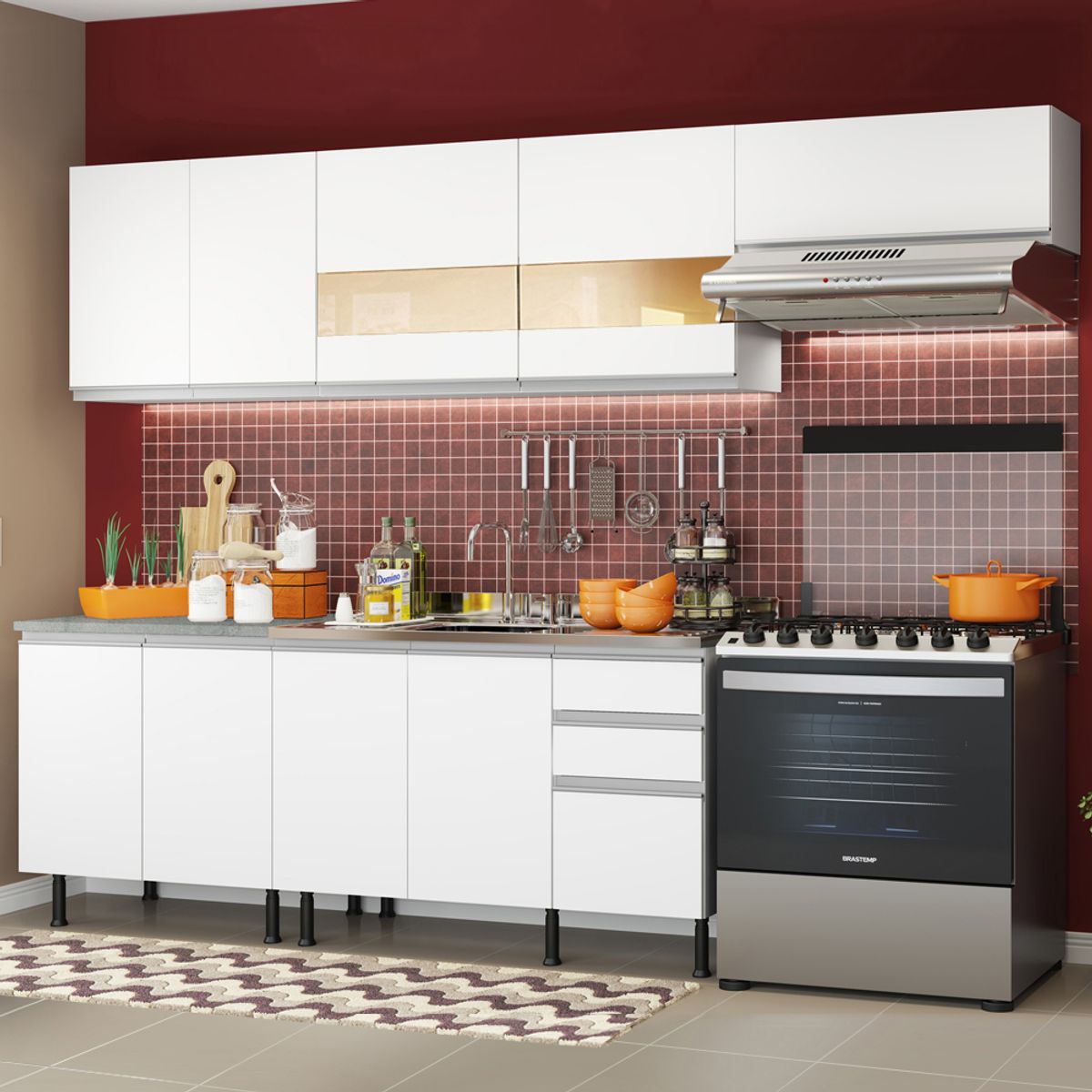MADESA - Cocina Integral Marcela 2.80 Metros SR