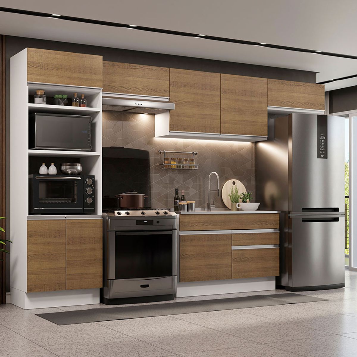 MADESA - Cocina Integral Glamy 3.50 Metros