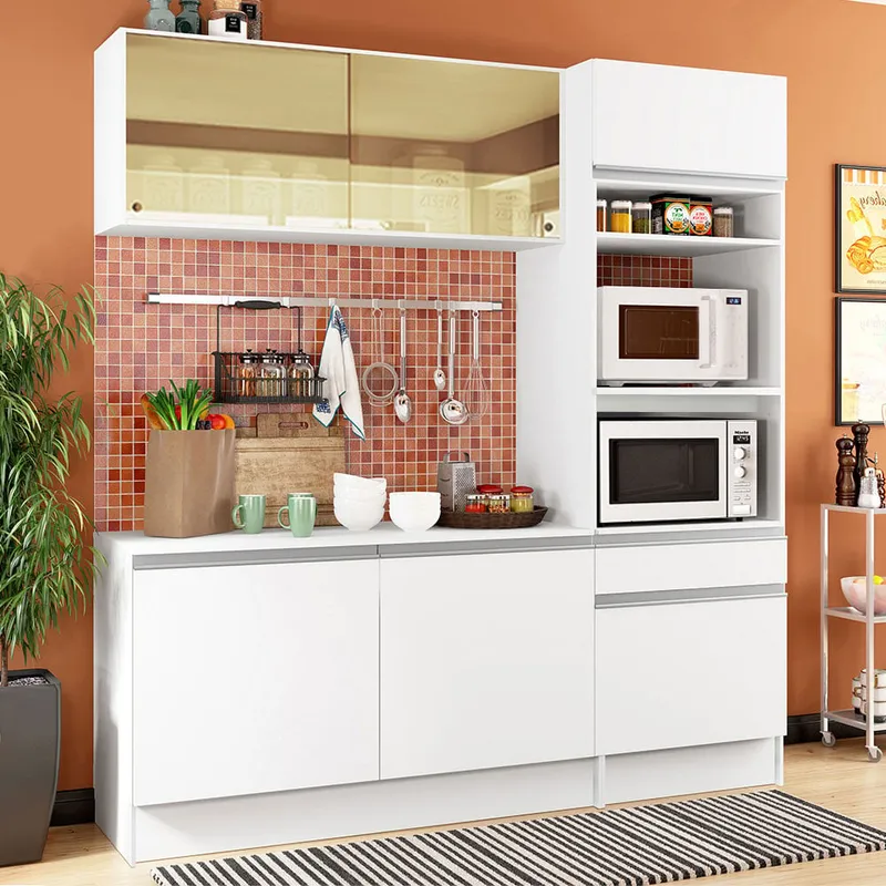 MADESA - Cocina Integral Diamante Pop 1.80 m con Encimera