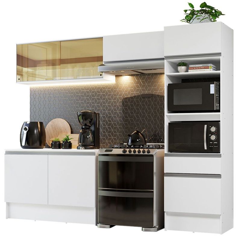 MADESA - Cocina Integral Diamante 2.60 m con Encimera