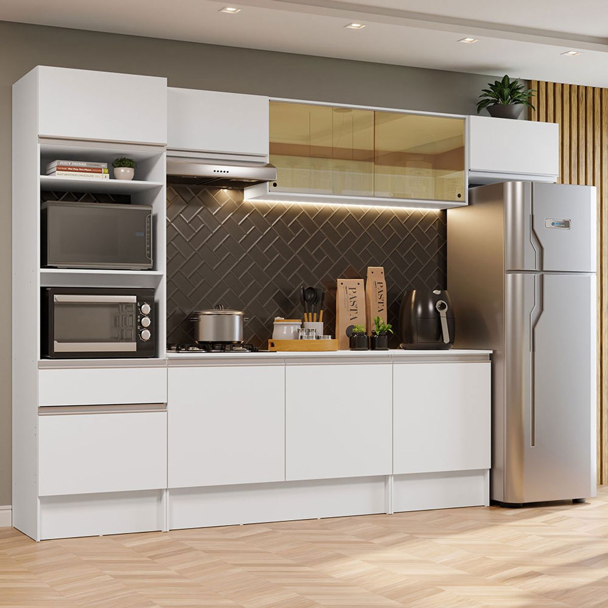 MADESA - Cocina Integral Diamante 3.00 m con Encimera