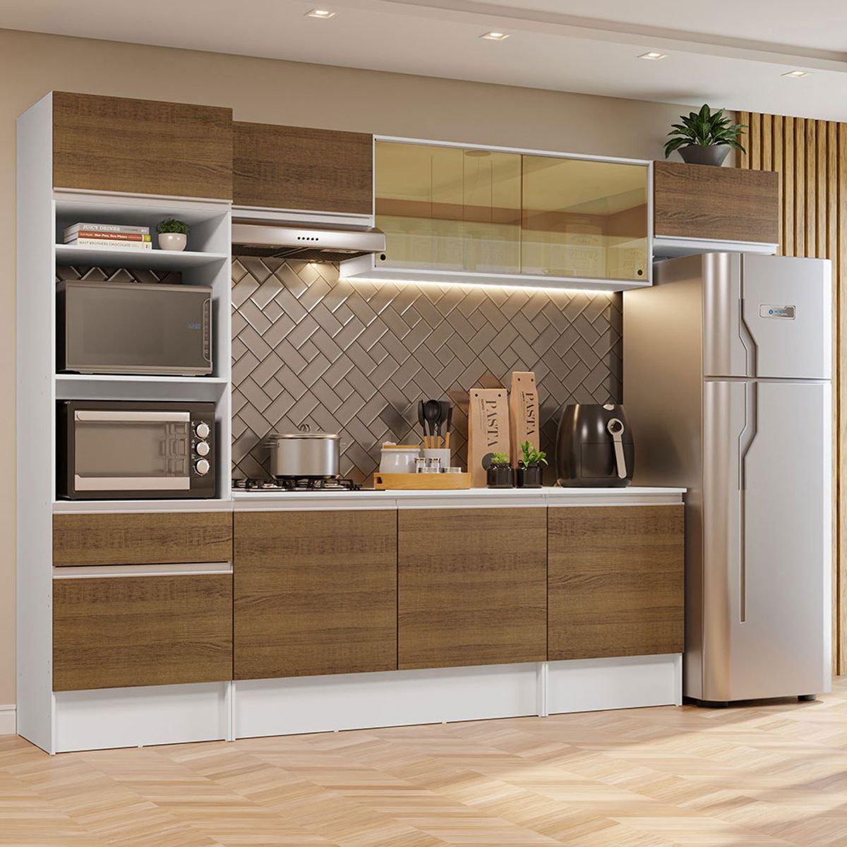 MADESA - Cocina Integral Diamante 3.00 m con Encimera