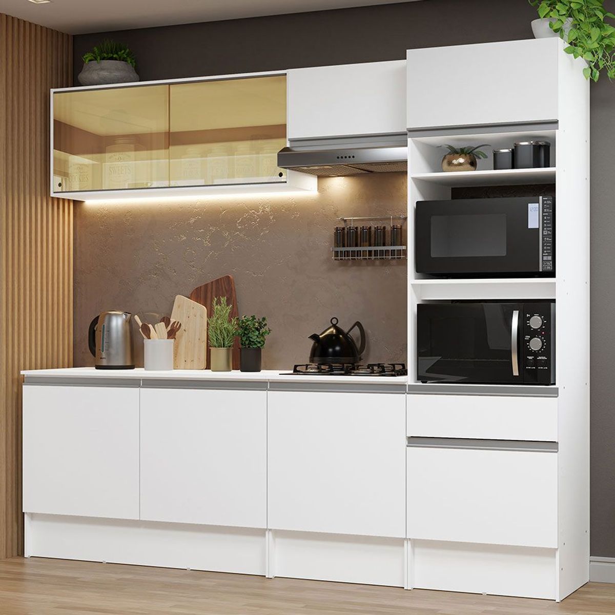 MADESA - Cocina Integral Diamante 2.40 m con Encimera 06