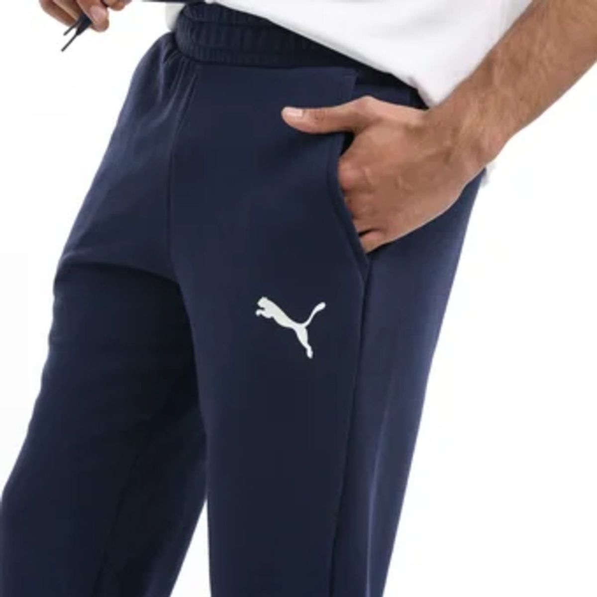 PUMA - Sudadera Puma para Hombre Ess Logo Tr Cl Azul