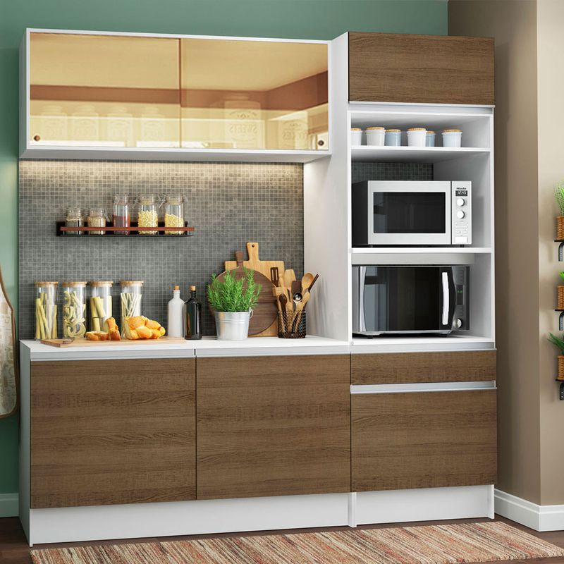 MADESA - Cocina Integral Diamante Pop 1.80 m con Encimera