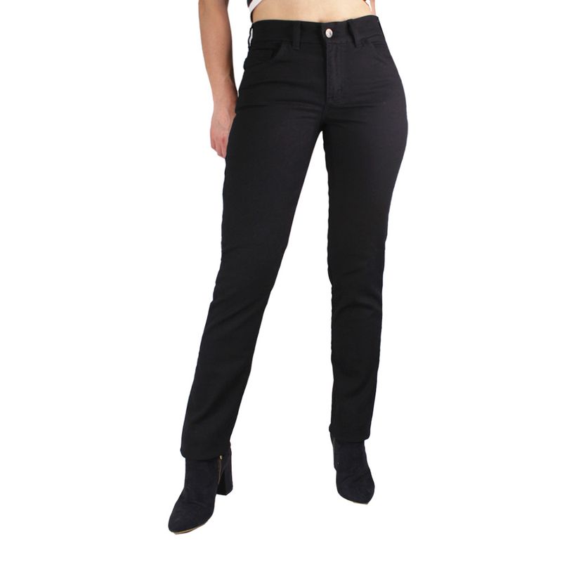 LEC LEE - PANTALÓN DRIL PARA MUJER LEC LEE - NEGRO