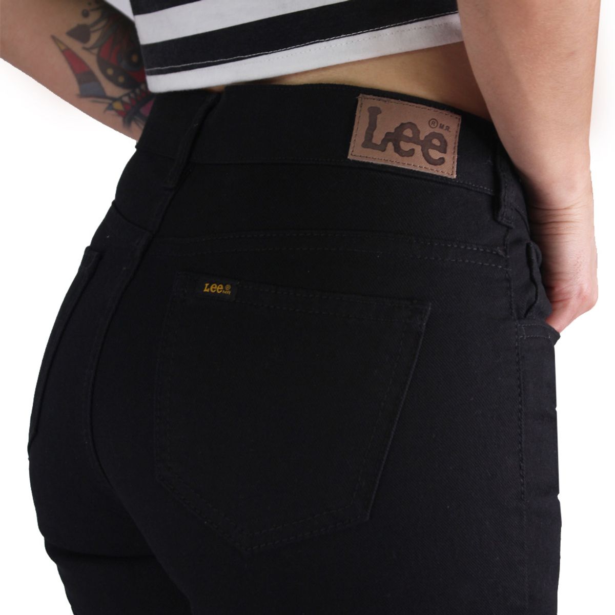 LEC LEE - Pantalón Dril para Mujer Lec Lee - Negro