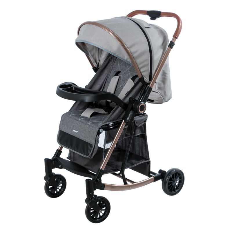 EBABY - COCHE MECEDORA BOUNCY - EB116 Gris claro