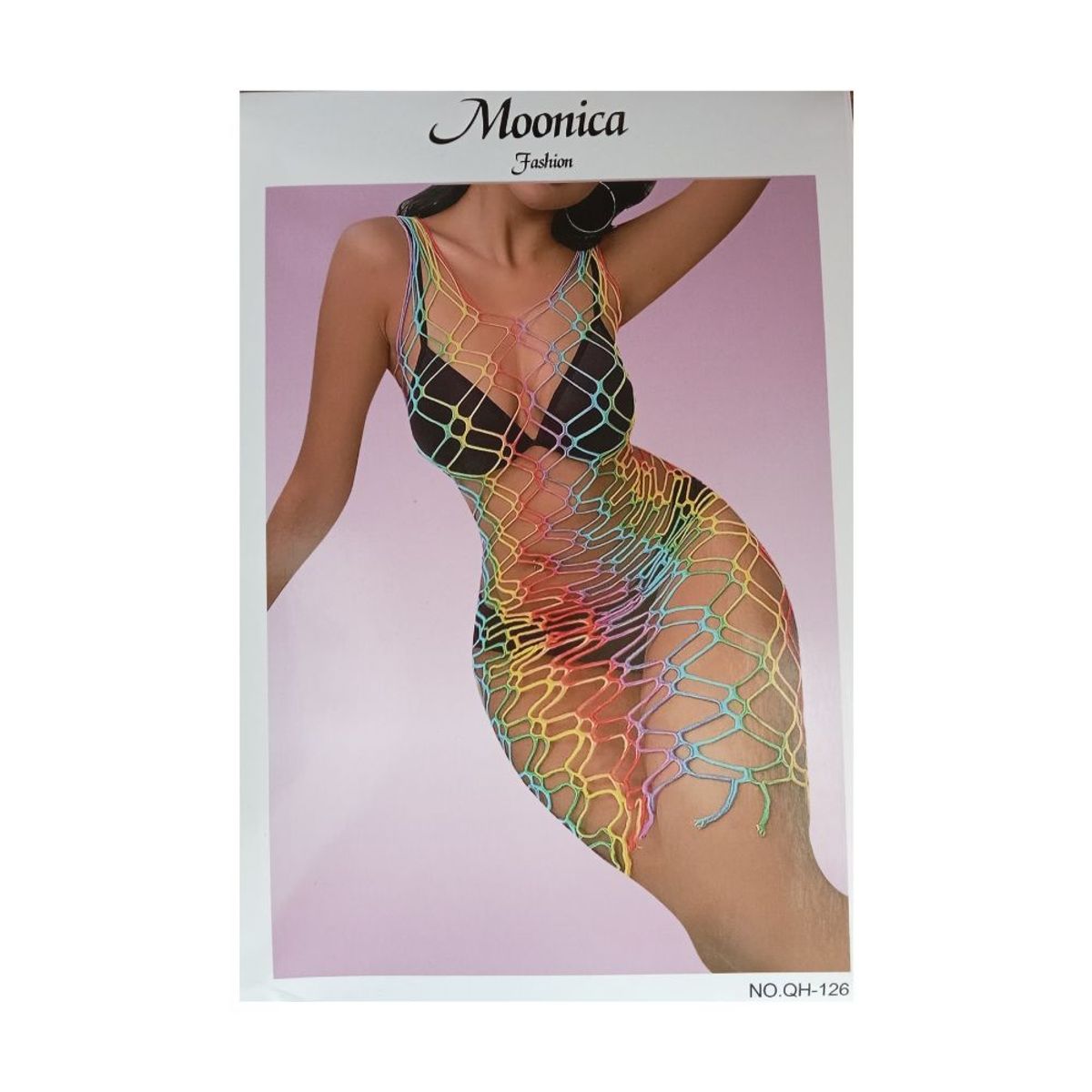 GENERICO - Baby doll malla Vestido Lencería erótica sensual colores 126