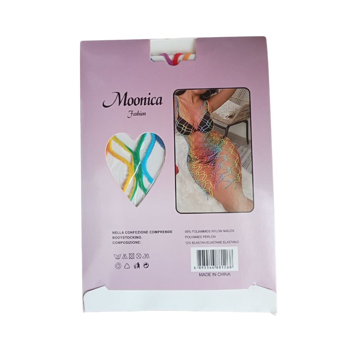 GENERICO - Baby doll malla Vestido Lencería erótica sensual colores 126