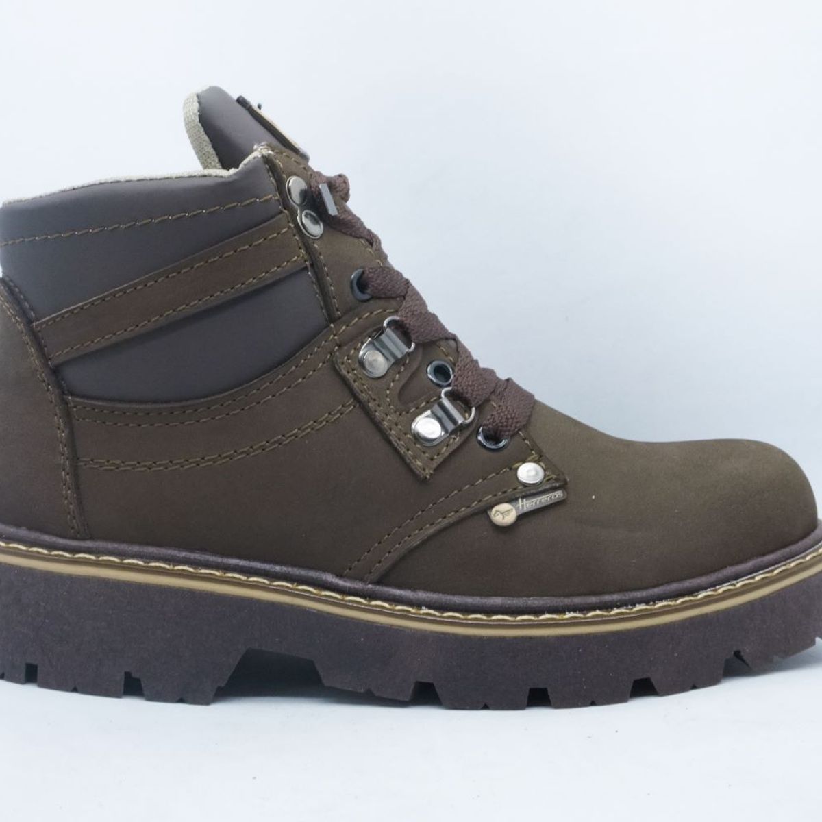 HERREROS - Bota Hombre Dotación Sin Puntera -Herreros-  Petrolera Castaño