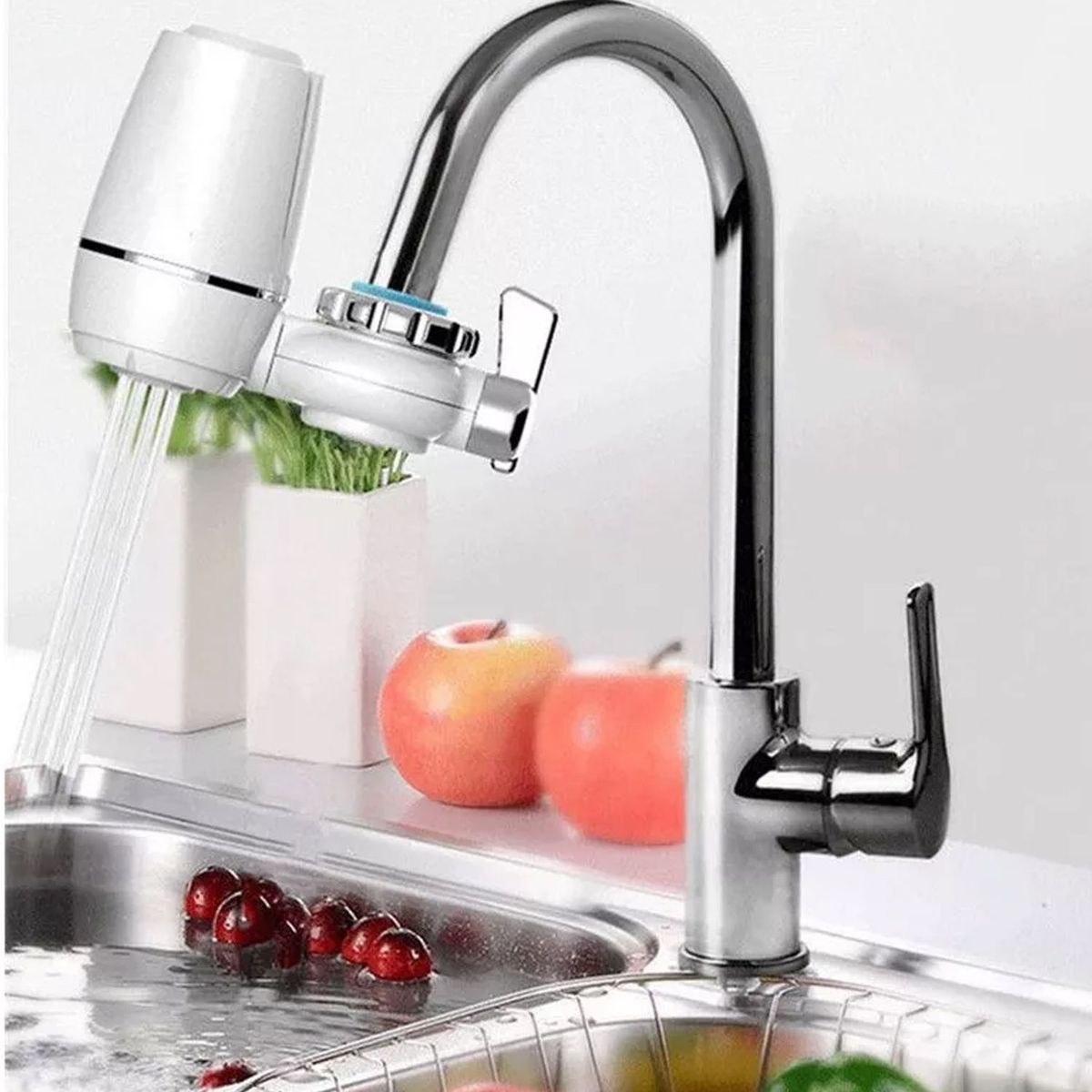 ONE PIXEL - Filtro Purificador De Agua Para Llave Grifo Adaptable 7 Niveles