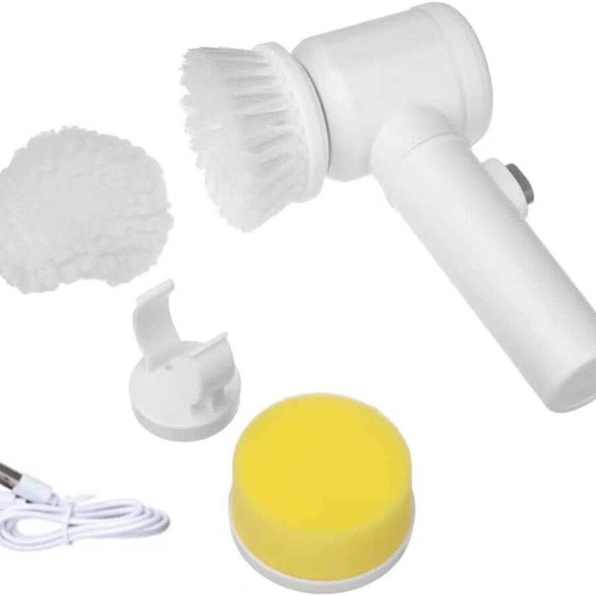 GENERICO - Cepillo Limpieza Electrico Usb Recargable Cocina Baño