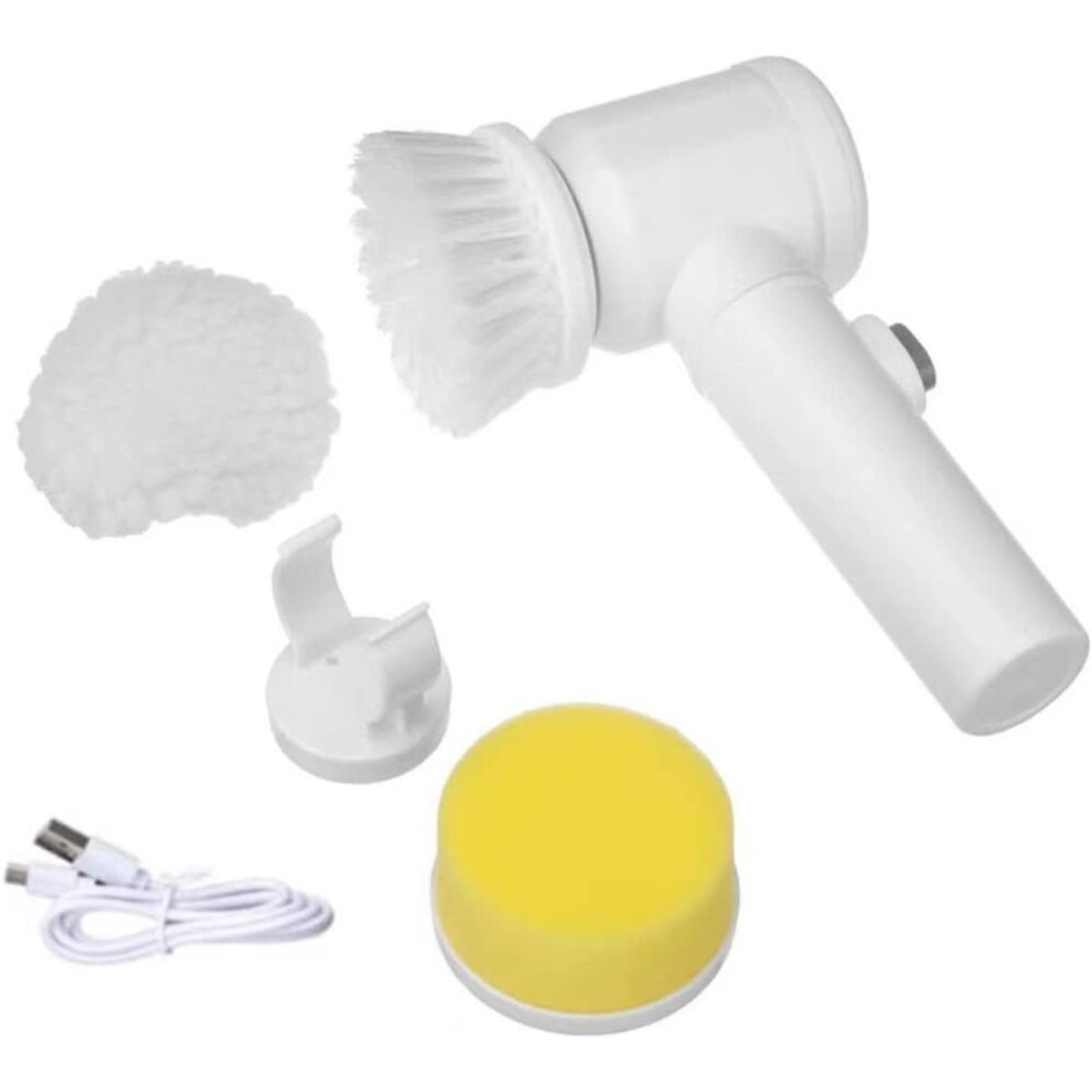 GENERICO - Cepillo Limpieza Electrico Usb Recargable Cocina Baño