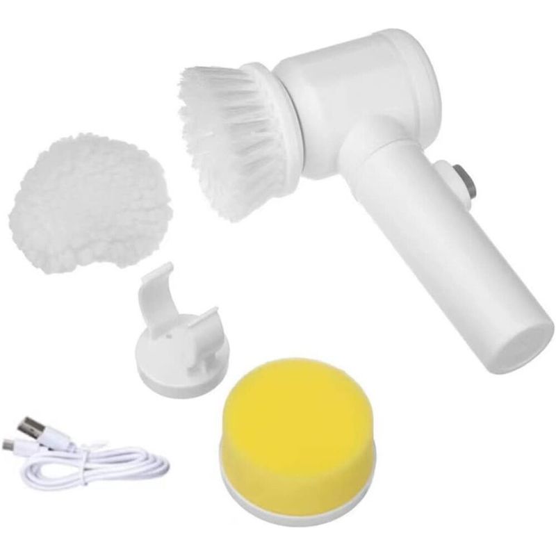 GENERICO - Cepillo Limpieza Electrico Usb Recargable Cocina Baño