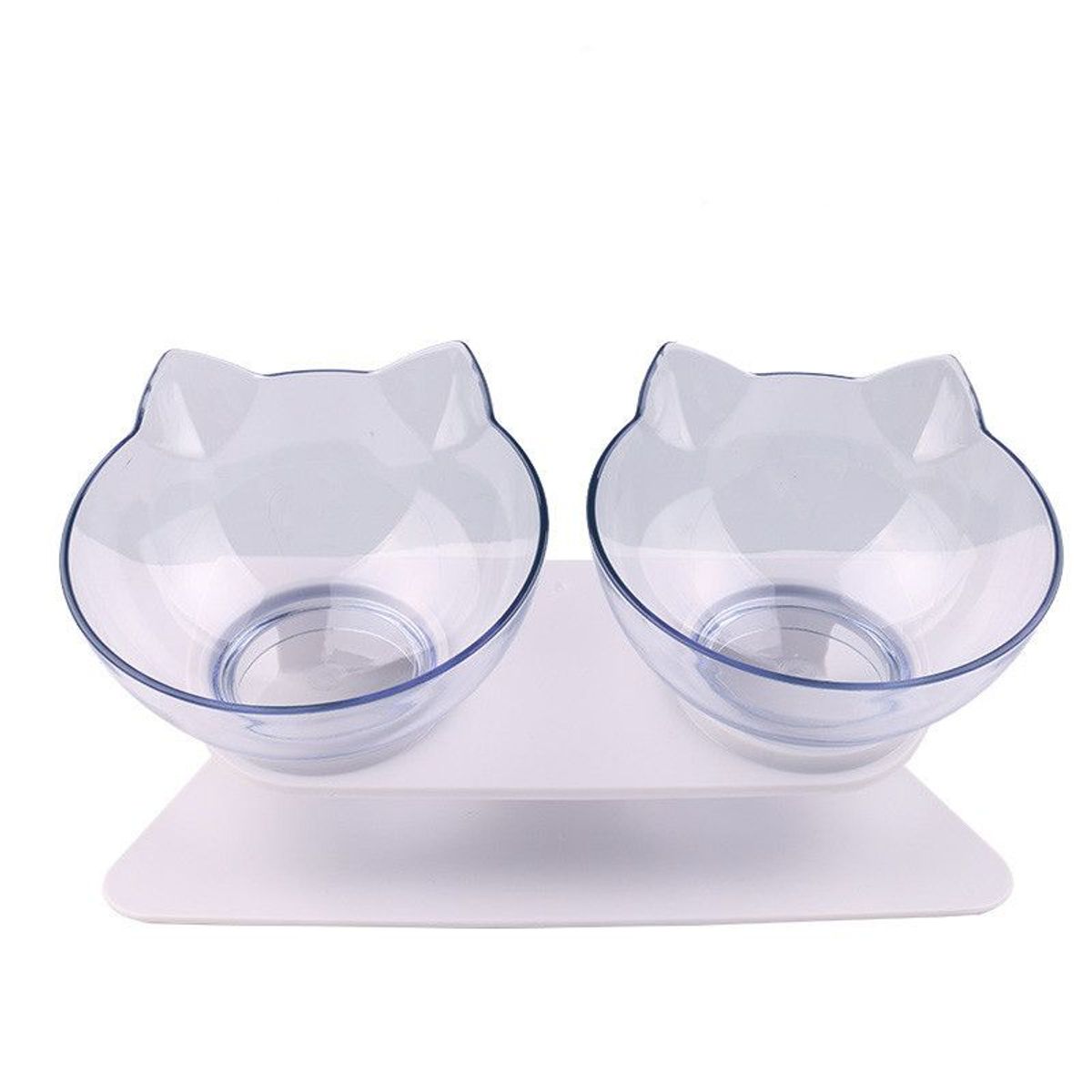 CATLIKE - Comedero Doble Ortopédico Cara De Gato