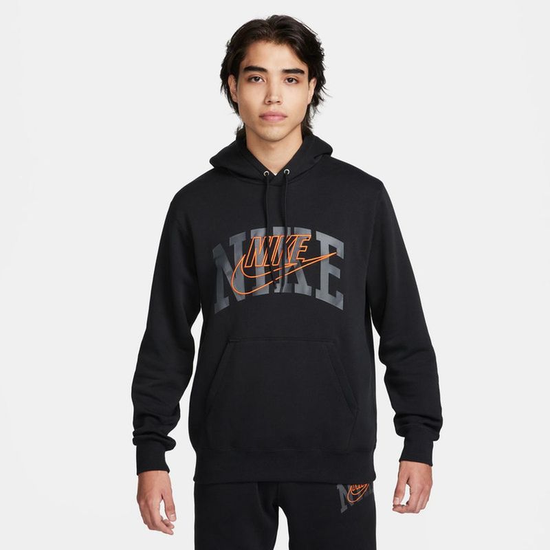 NIKE - Buzo Hombre Nike Club Fleece Arch Gx Negro