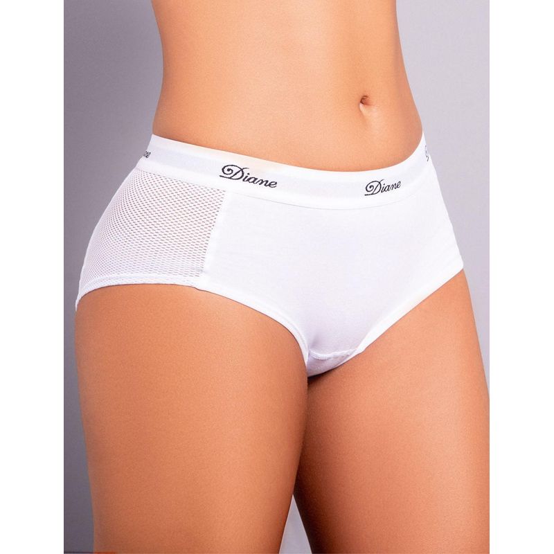 DIANE & GEORDI - Panty cachetero deportivo 020071 - Blanco