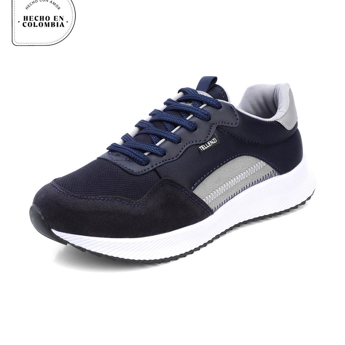TELLENZI - Tenis Hombre Azul Tellenzi 423