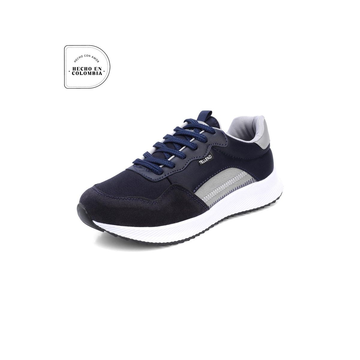 TELLENZI - Tenis Hombre Azul Tellenzi 423