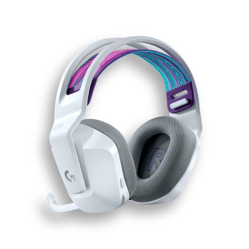 LOGITECH - Diadema Gamer Logitech G733 Blanca Inalámbrica RGB