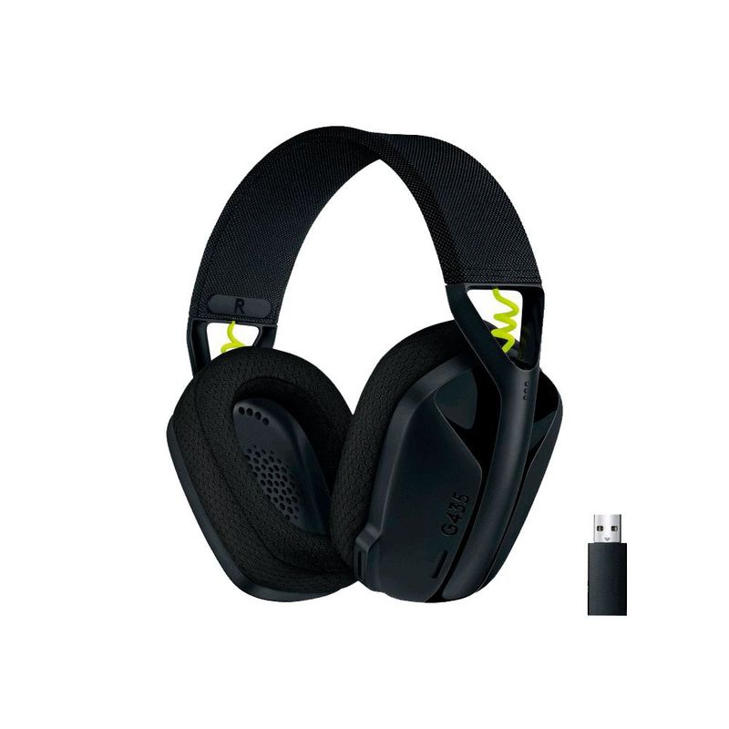 LOGITECH - Audífonos Logitech G435 NegroAmarillo Ligtspeed Inalámbrica