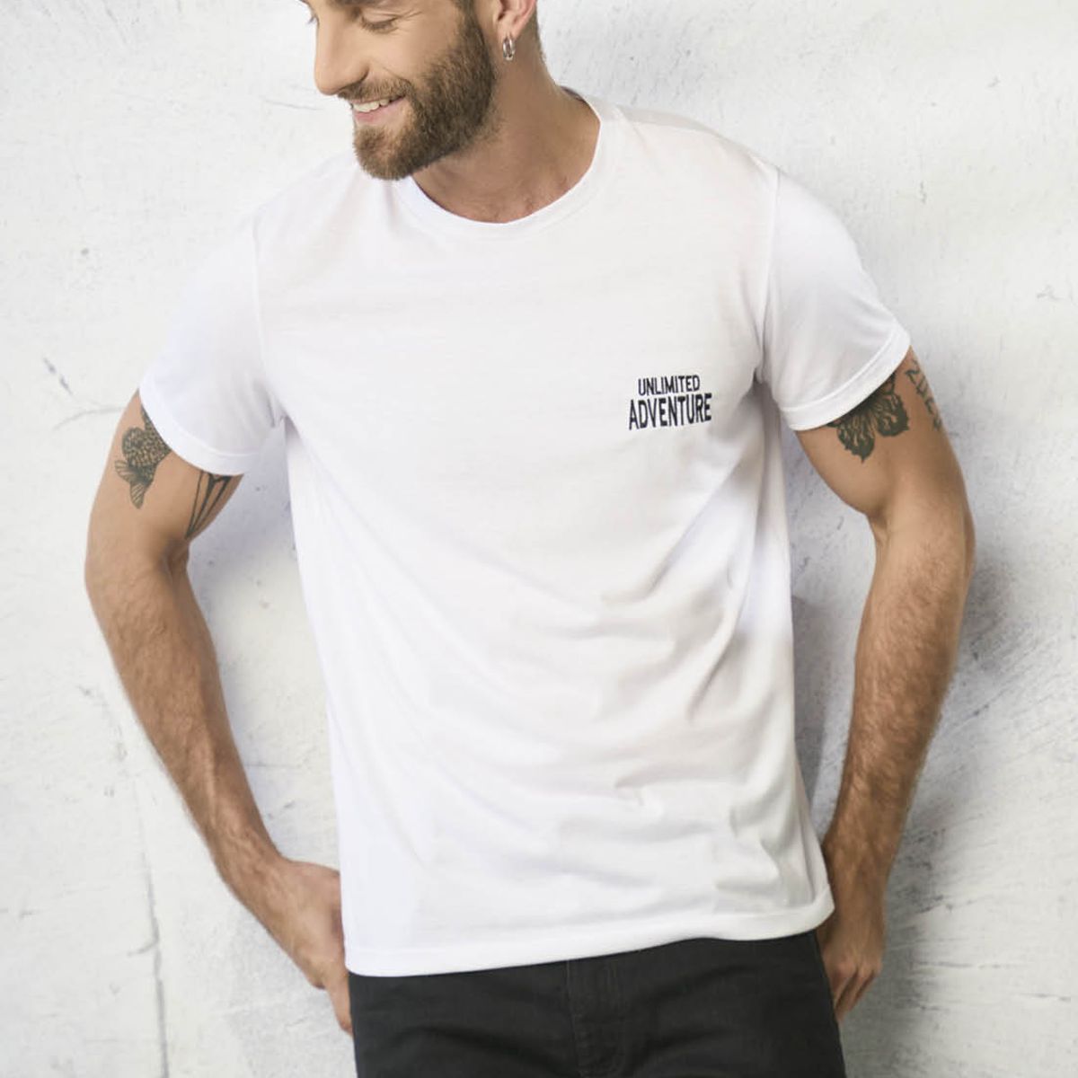 RUTTA - Camiseta Hombre Blanco Rutta 1855