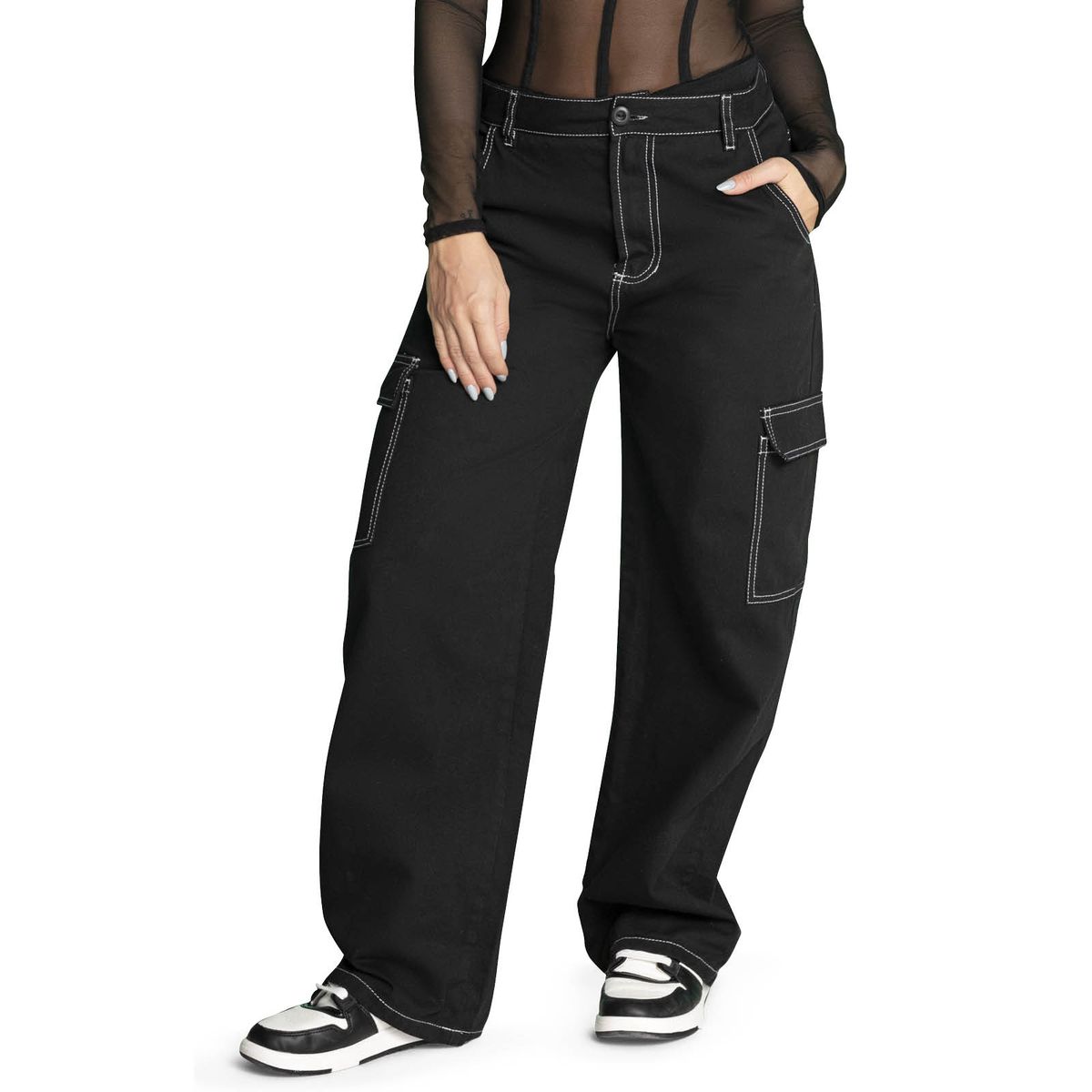 ATYPICAL - Pantalón Mujer Negro Atypical 33440