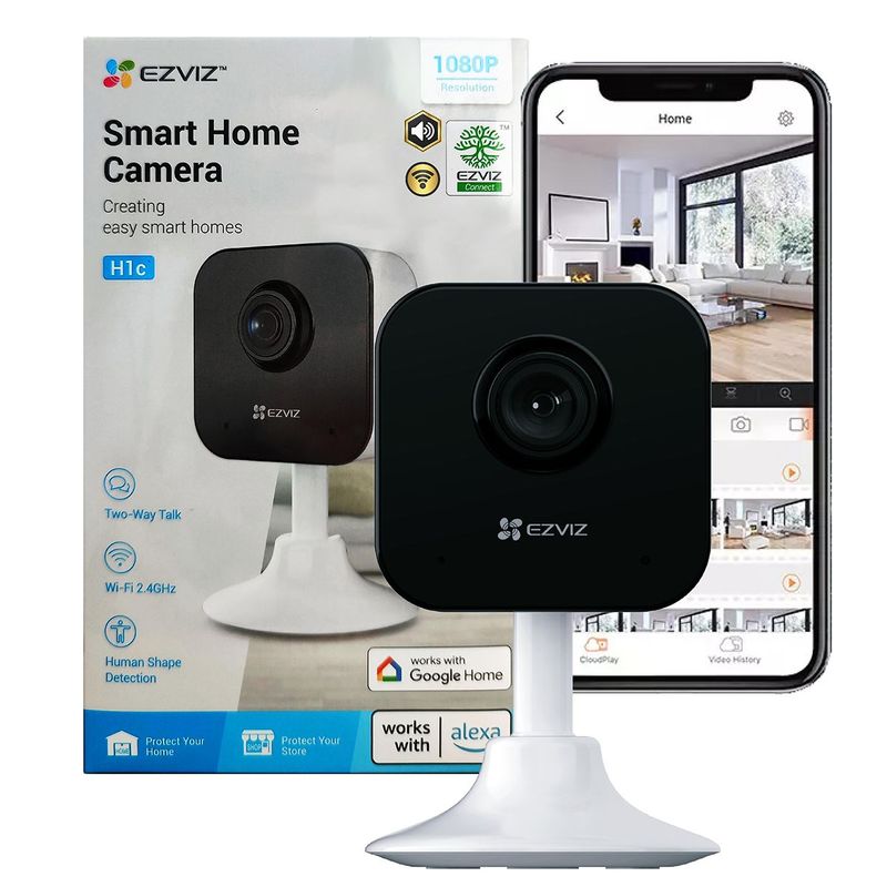 EZVIZ - CÁMARA DE SEGURIDAD WIFI INTELIGENTE EZVIZ 2MP INTERIOR LENTE FIJO