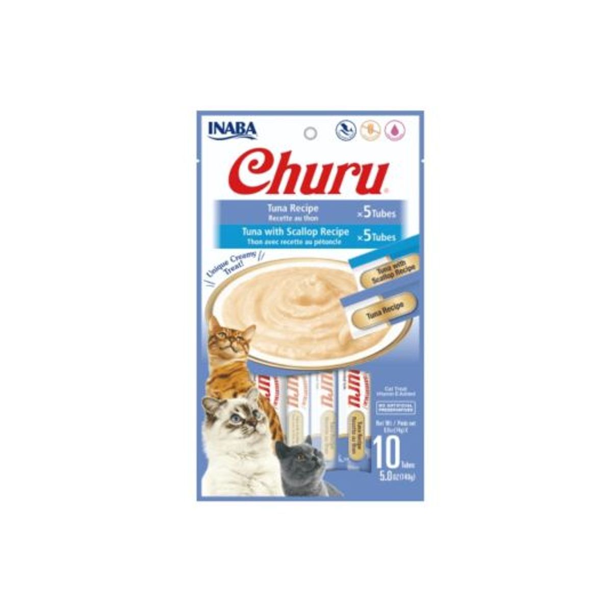 GENERICO - Snack Para Gato Cremoso Churu Inaba Churu 4 Und Atún