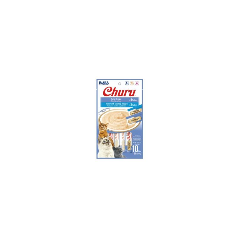GENERICO - Snack Para Gato Cremoso Churu Inaba Churu 4 Und Atún