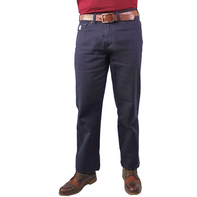 LEC LEE - PANTALÓN EN DRIL BÁSICO PARA HOMBRE AZUL_.