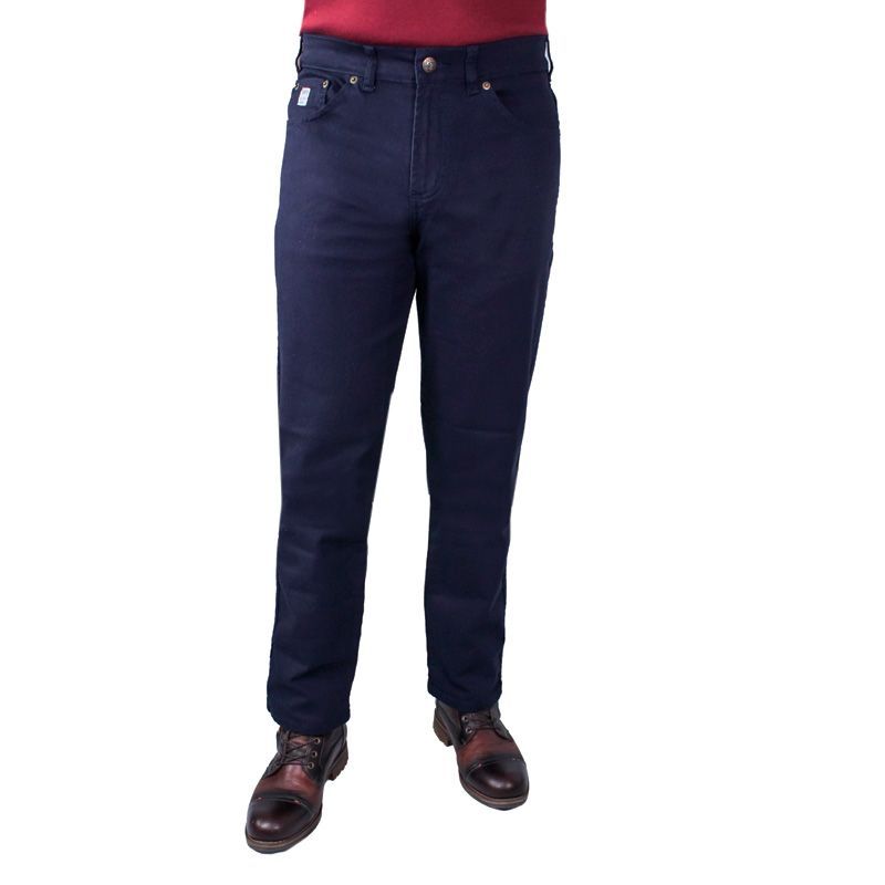 LEC LEE - Pantalón Confort Straid Hip para Hombre Lec Lee - Azul oscuro.-