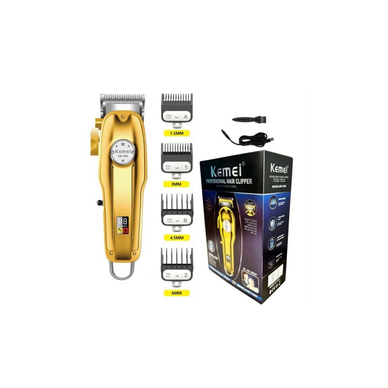 KEMEI - Maquina Cortadora De Cabello Kemei 1982 Con Accesorios