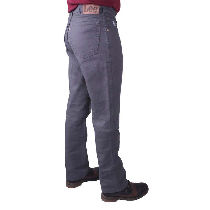 LEC LEE - Pantalón Confort Straid Hip para Hombre Lec Lee - Gris Oscuro.-_.