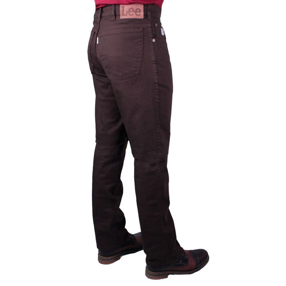 LEC LEE - Pantalón Confort Straid Hip para Hombre Lec Lee - Café