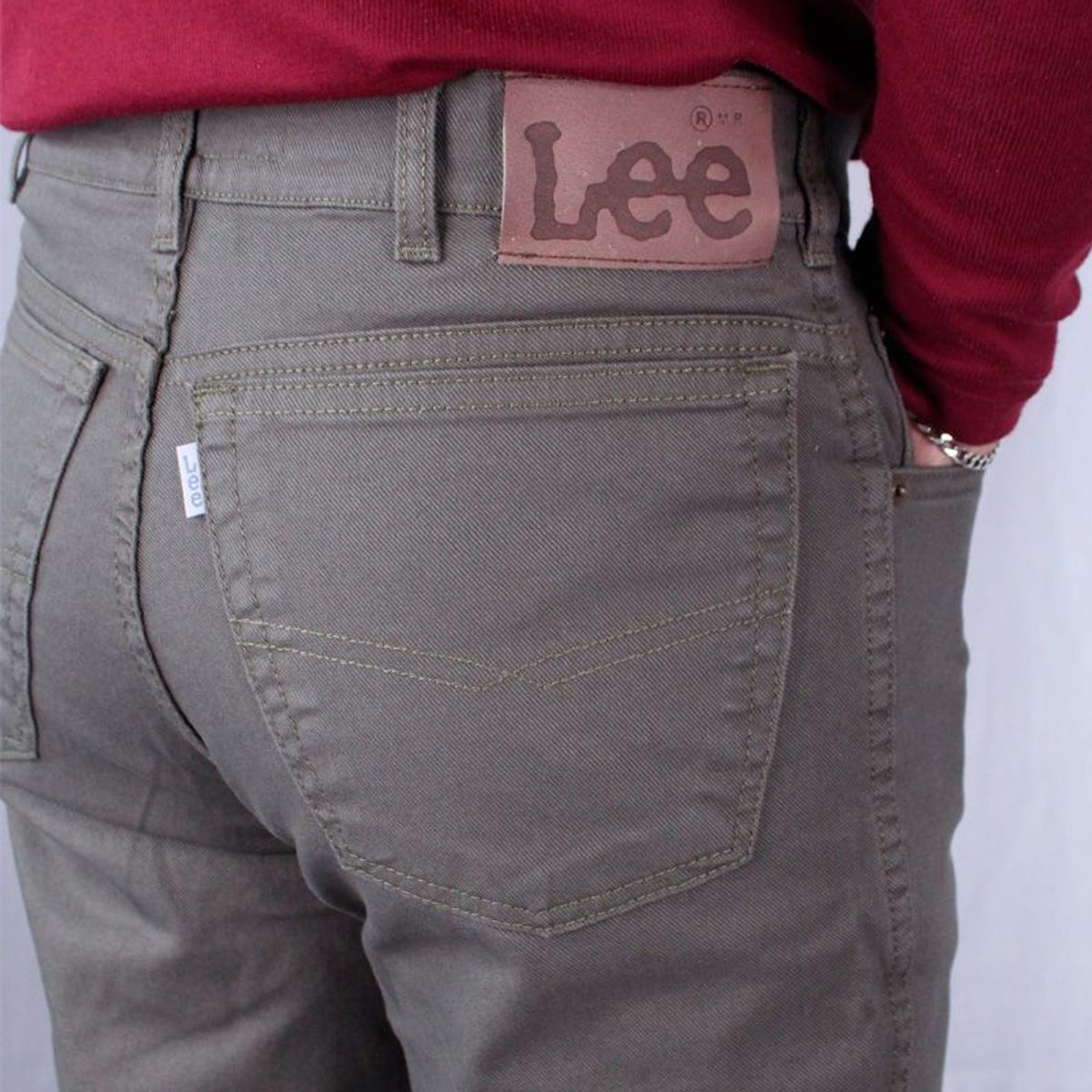 LEC LEE - Pantalón Confort Straid Hip para Hombre Lec Lee - Verde claro