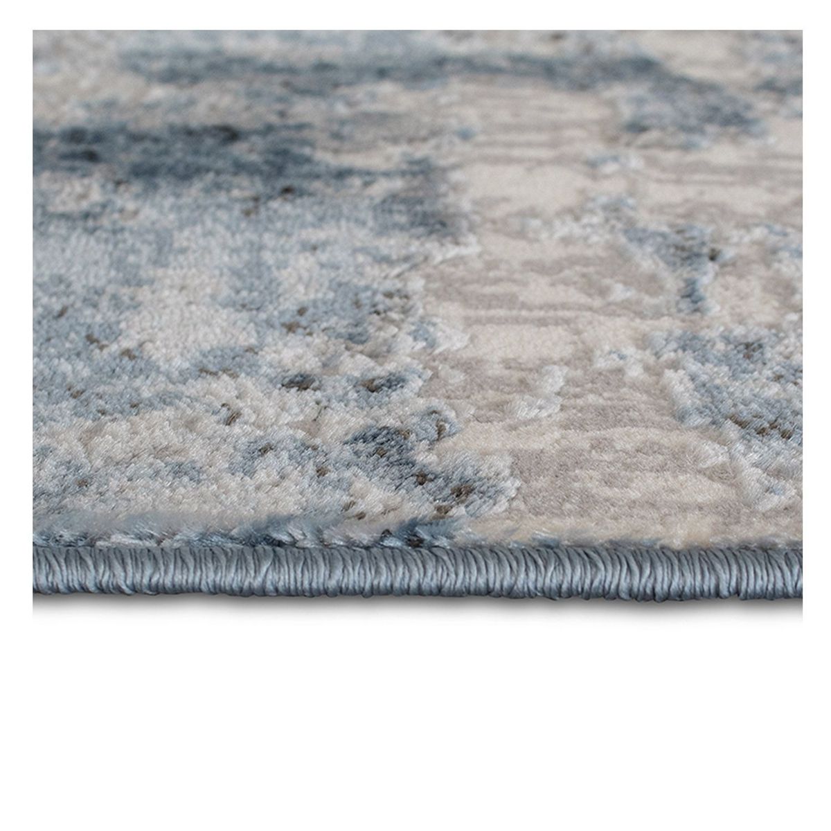 LAV - Tapete gris y azul moderno de textura suave Vinci 631-Z  200x285