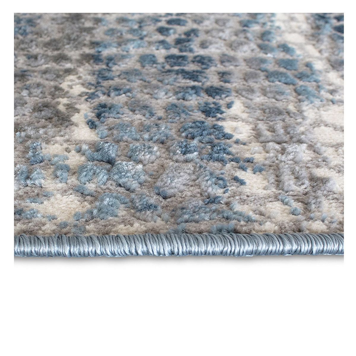 LAV - Tapete azul y gris moderno con textura suave Vinci 5561-E 160x230