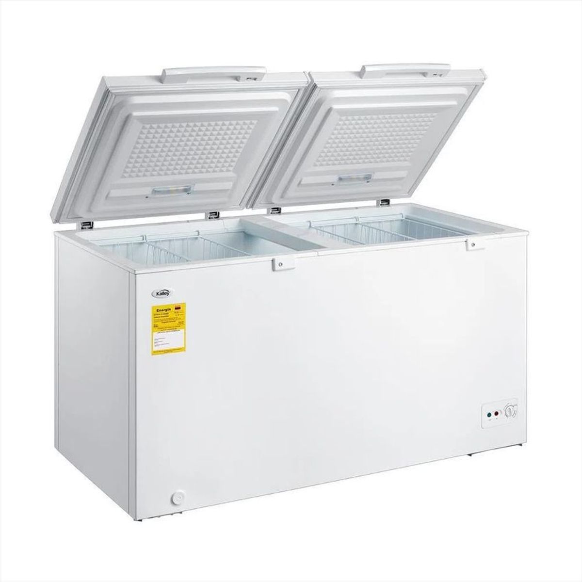 KALLEY - Congelador kalley horizontal 418 lt ch 418l02 blanco
