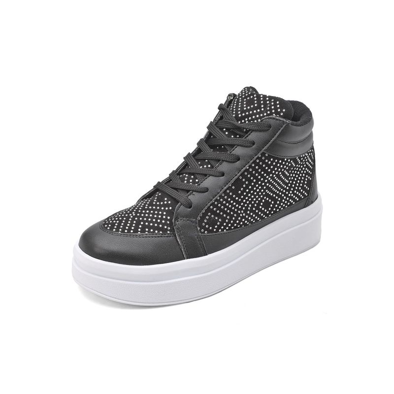 TELLENZI - Tenis Tipo Botin Dama Negro Tellenzi 1032