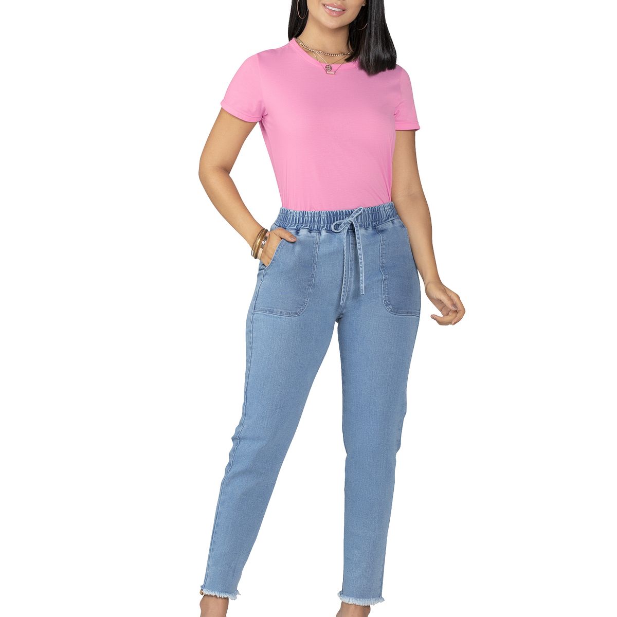 MARKETING PERSONAL - Jogger Mujer Azul Claro Mp 5339