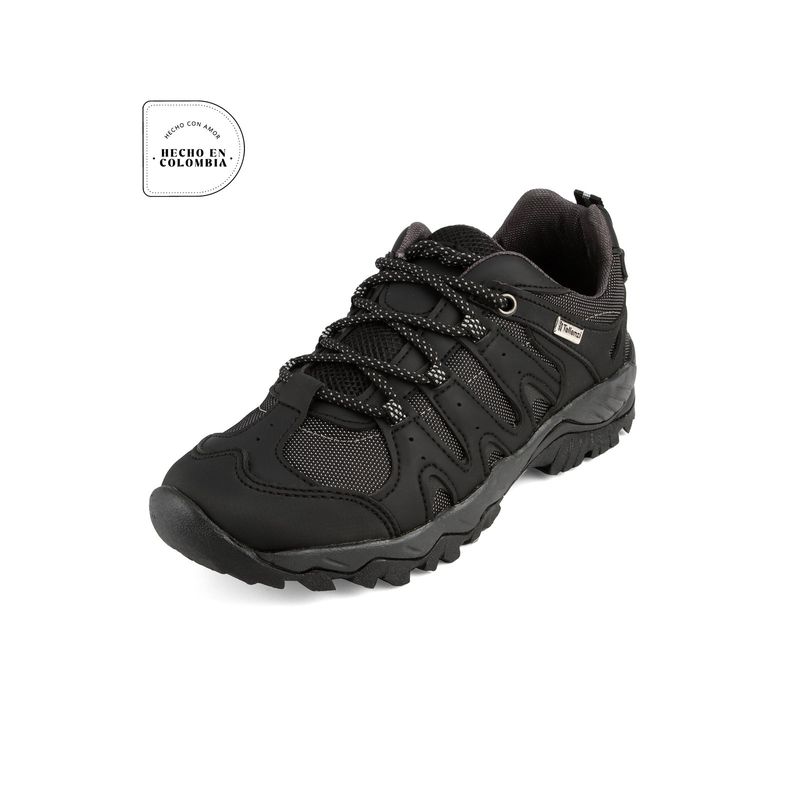 TELLENZI - Zapato Hombre Outdoor Negro Tellenzi 196