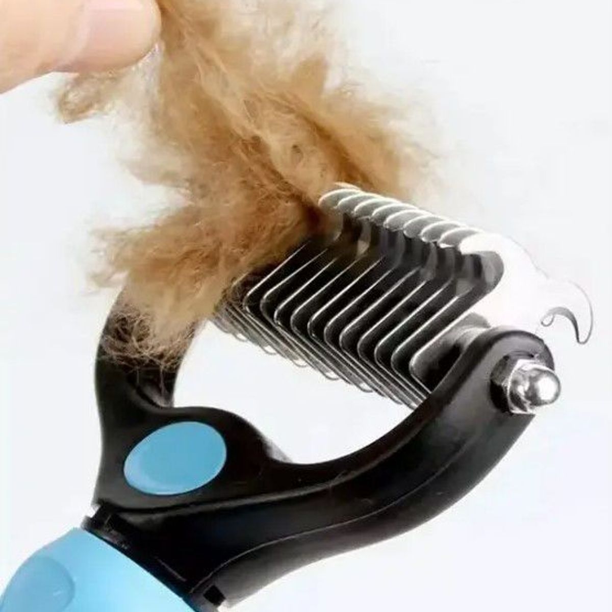 GENERICO - cepillo corta nudos y deslanador para mascotas