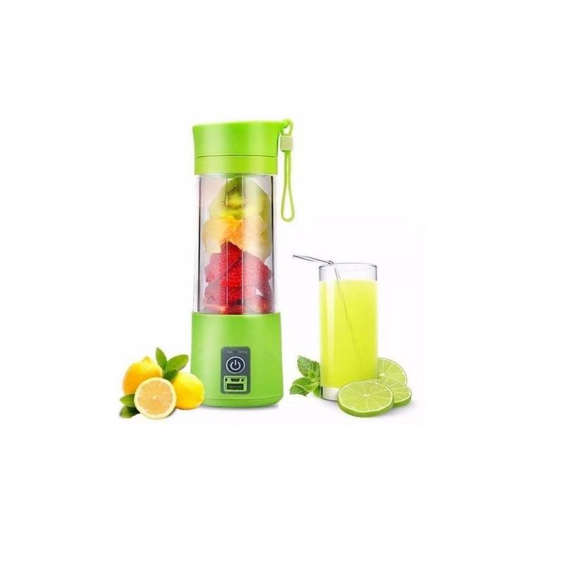 SKY - Licuadora Portatil Color Verde 380ml Inalambrica Batidos Fruta
