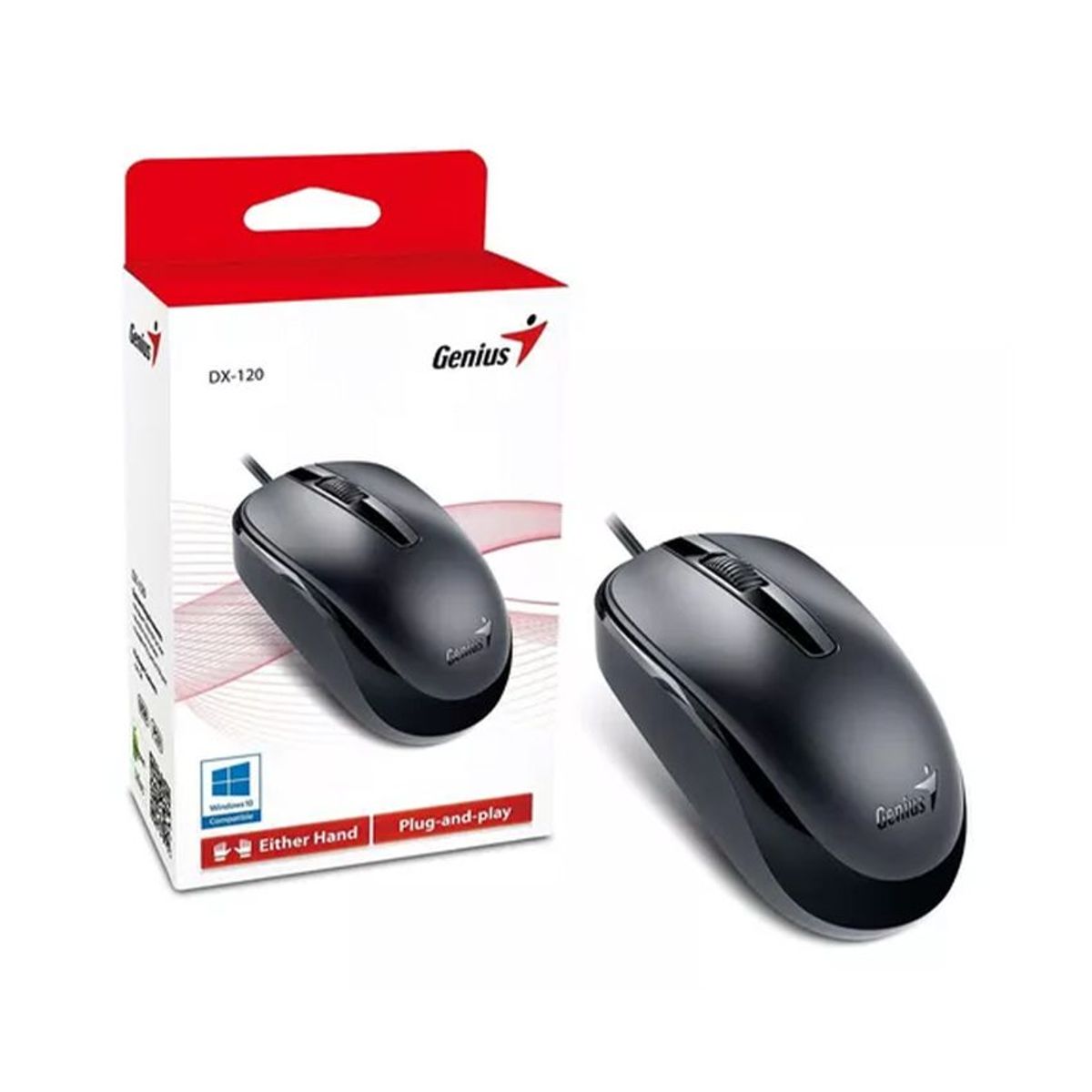 GENIUS - Mouse GENIUS USB DX-120 negro
