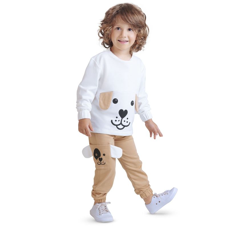 MARKETING PERSONAL - Conjunto Infantil Niño Blanco Mp 4266