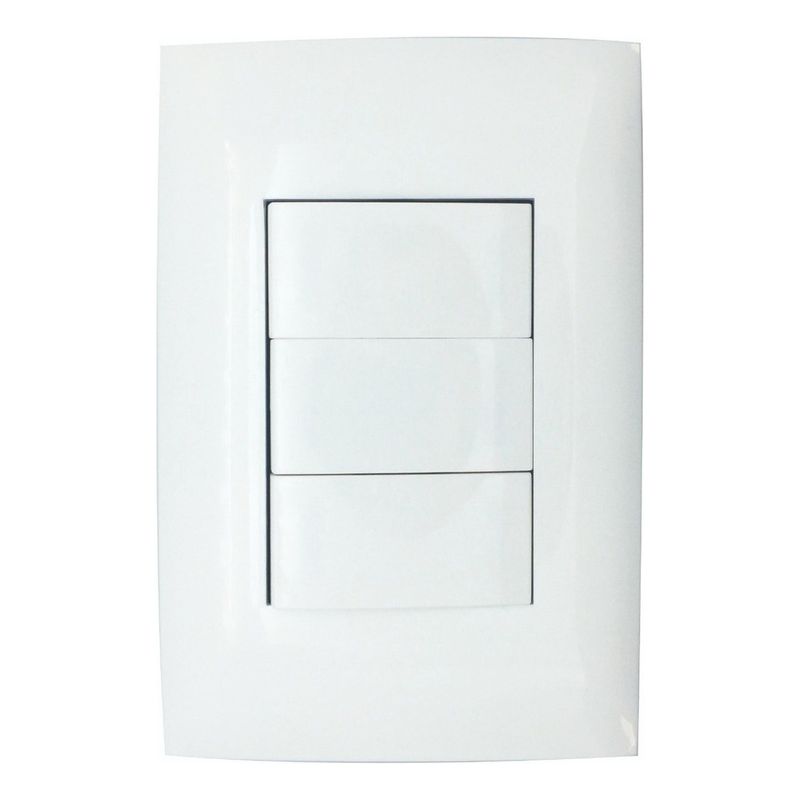 LEVITON - Interruptor Conmutable Leviton 3invp-bla Triple Linea Cien